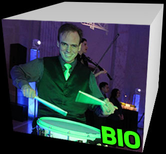 John Donovan The Party Percussionist is the perfect live musician for your New York City, Long Island or New Jersey wedding or mitzvah DJ MC entertainment package